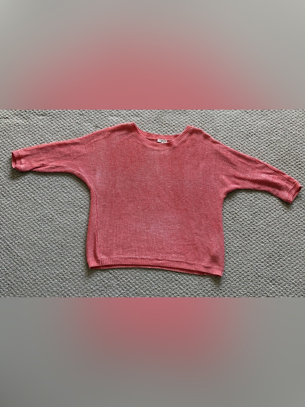 Coral Knit Sweater